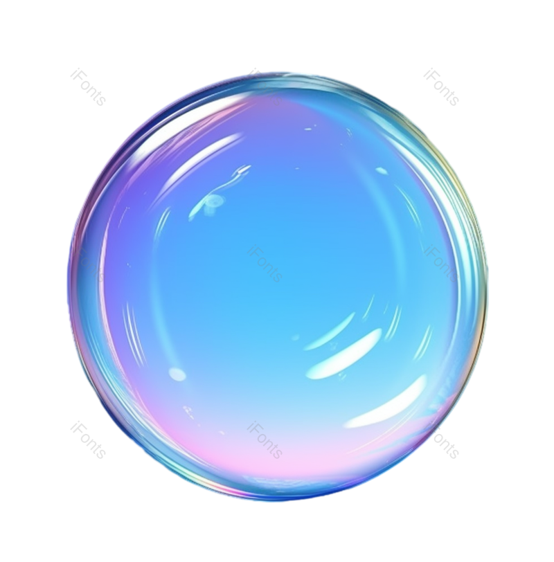 边框图片,天空元素,蓝色PNG,气泡免抠素材